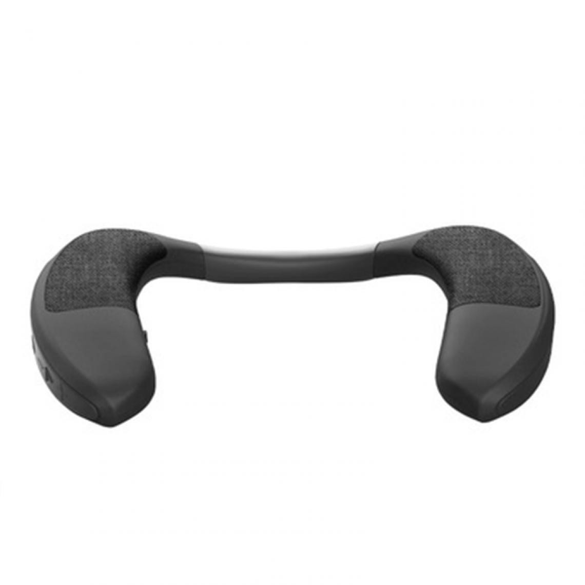 Universal - Haut-parleur Bluetooth sans fil à cou suspendu en tissu Portable Portable Subwoofer stéréo avec microphone Audio sportif extérieur | Haut-parleur portable(Le noir) - Hauts-parleurs