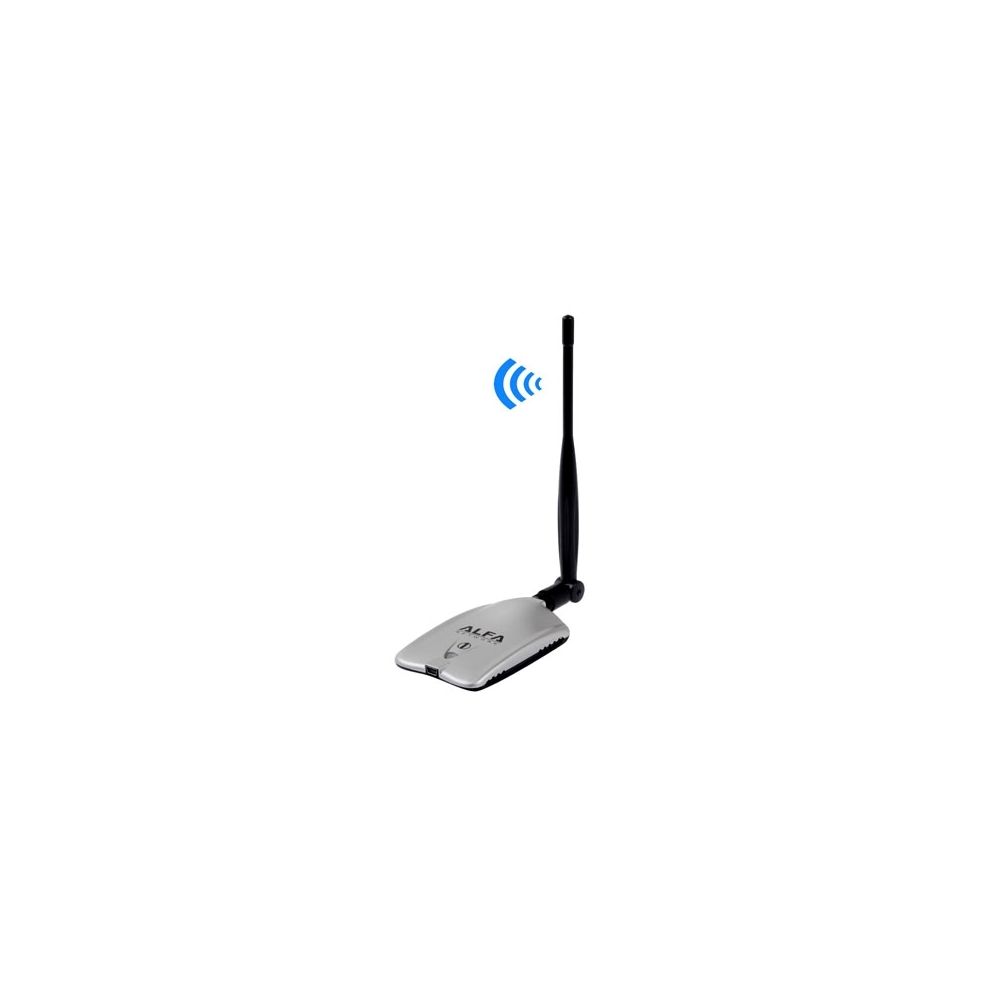 Wewoo - Carte Crack Lan argent 10000G 2.4GHz 2000mW 802.11b / g 54Mbps USB 2.0 Adaptateur réseau sans fil WiFi, antenne de gain 6dBi, décodeur de de soutien AWUS036H, - Modem / Routeur / Points d'accès