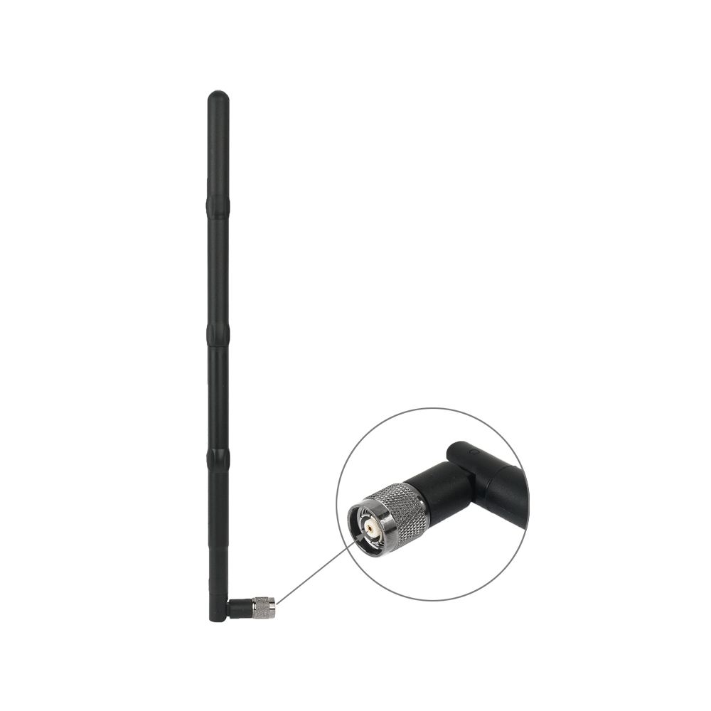 Wewoo - Antenne noir pour WIFI Édition Reliée Omni-directionnelle TNC 2.4GHz 18D - Antenne WiFi
