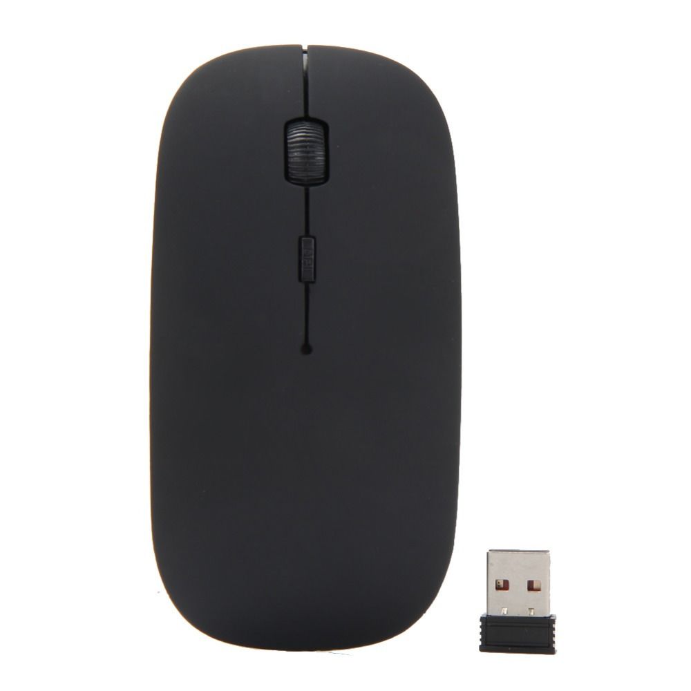 Cabling - CABLING® Souris Sans Fil Silencieuse pour PC Ordinateur Portable Compatible avec Windows Mac Linux Vista Macbook, Noir - Souris