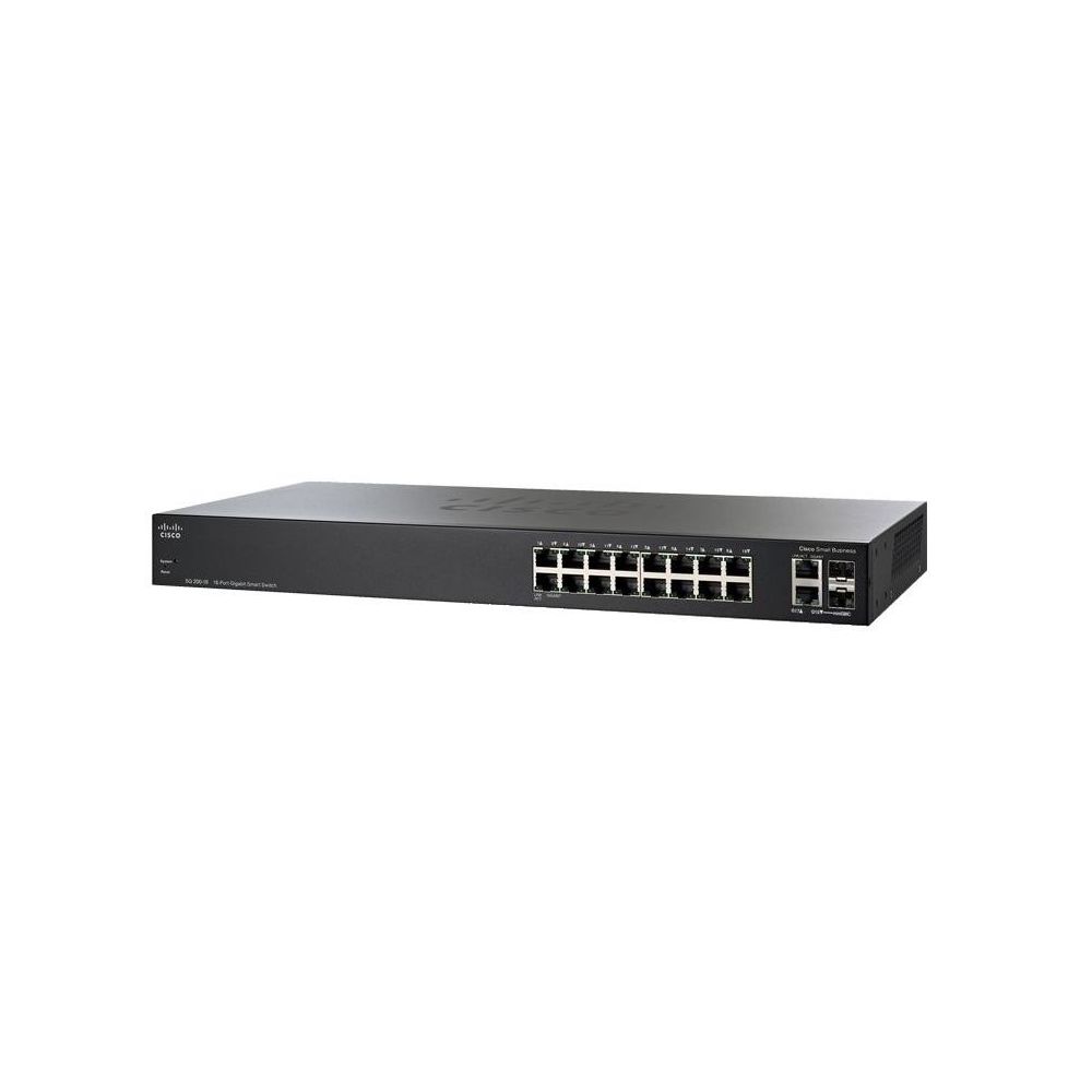 Cisco - Cisco SG250-18 Géré L2/L3 Gigabit Ethernet (10/100/1000) Noir 1U - Switch