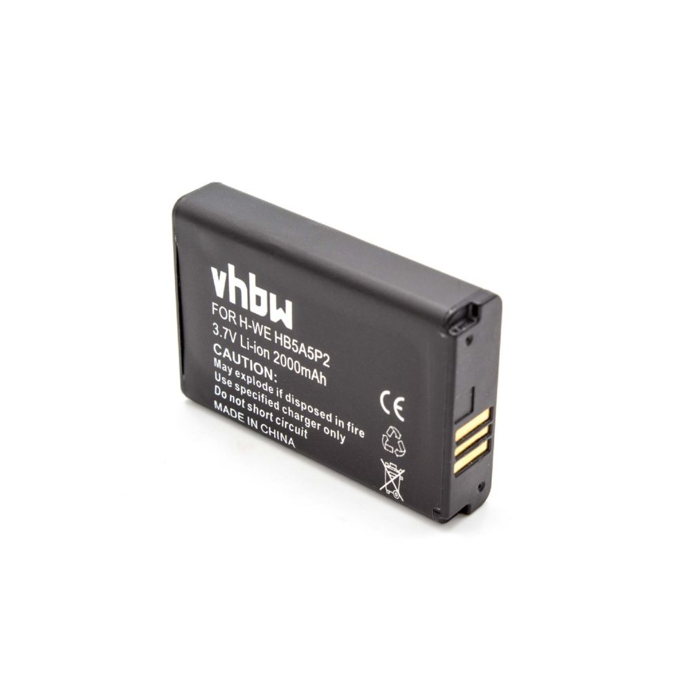 Vhbw - Batterie LI-ION 2000mAh pour HUAWEI E587 4G, E587 4G Mobile Hotspot Wireless MiFi WiFi Router, GP02. Remplace HB5A5P2 - Modem / Routeur / Points d'accès