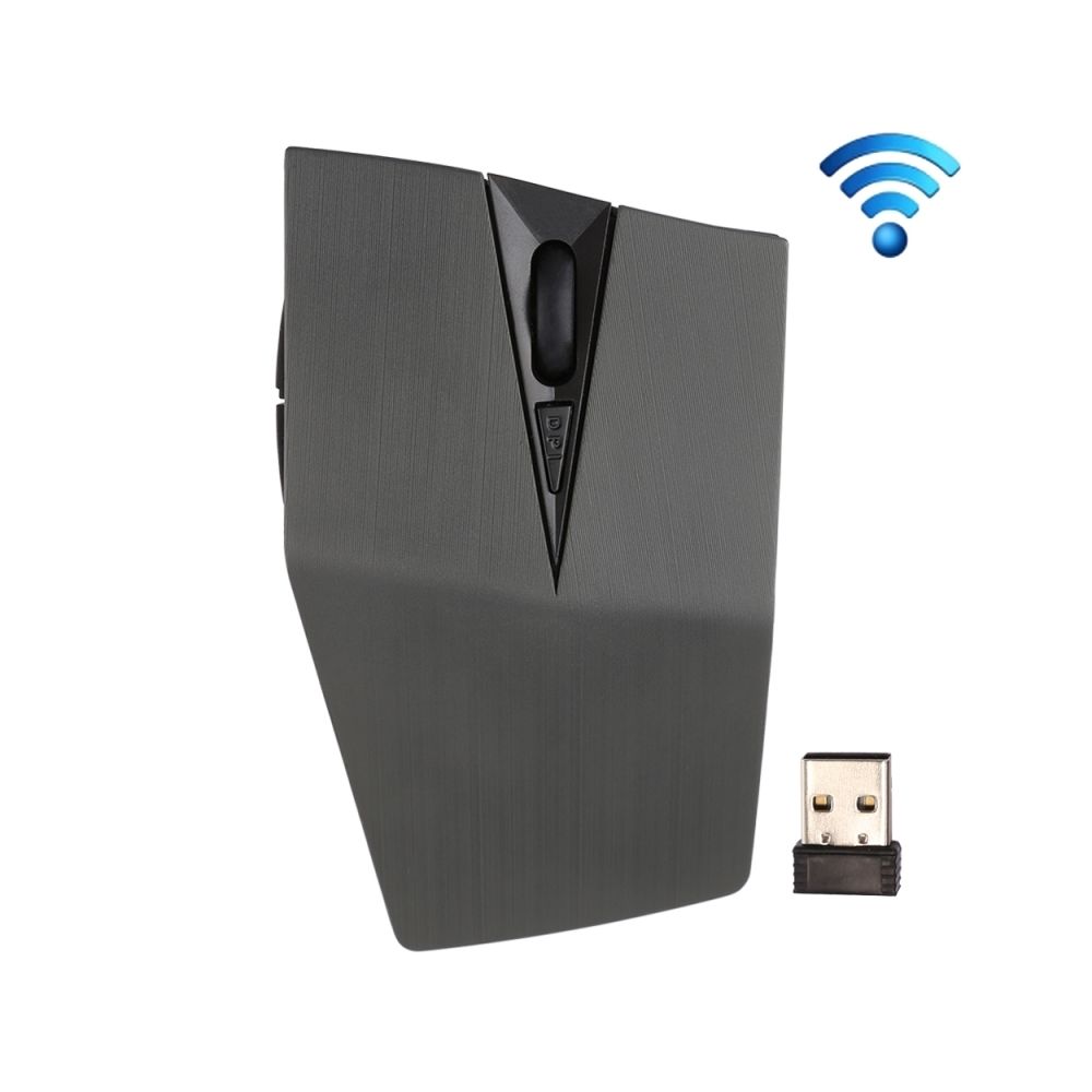 Wewoo - Souris sans fil gris pour PC Ordinateur Portable 2.4GHz USB Récepteur Réglable 1200 DPI Optique Sans - Souris