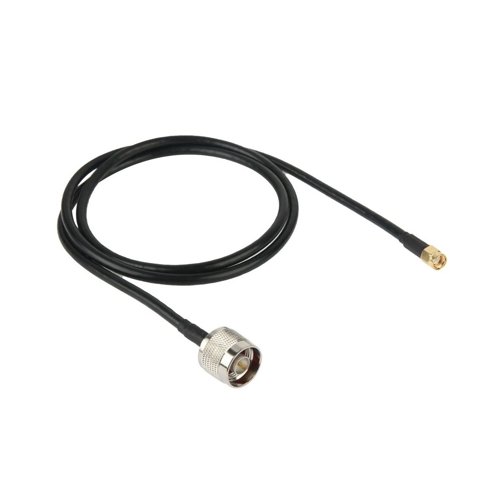 Wewoo - Antenne Wifi noir N Mâle au câble de convertisseur de RP-SMA, longueur: 100cm - Antenne WiFi