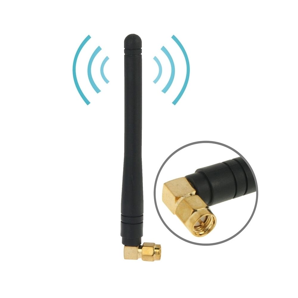 Wewoo - Antenne Wifi noir Haute Qualité 3dBi SMA Mâle 435 MHz - Antenne WiFi