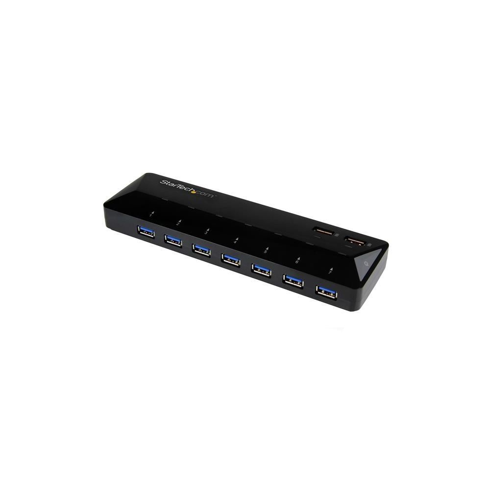 Startech - Hub USB 3.0 à 7 ports plus ports dédiés à la charge - 2x 2,4 A - Hub