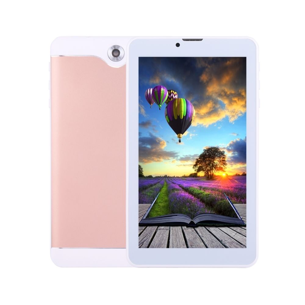 Wewoo - Tablette Tactile or rose 7 pouces Tactile, 512 Mo + 8 Go, Appel 3G, Android 4.4.2, MTK6582 Quad Core 1,3 GHz, double SIM, WiFi, OTG, Bluetooth - Tablette Android