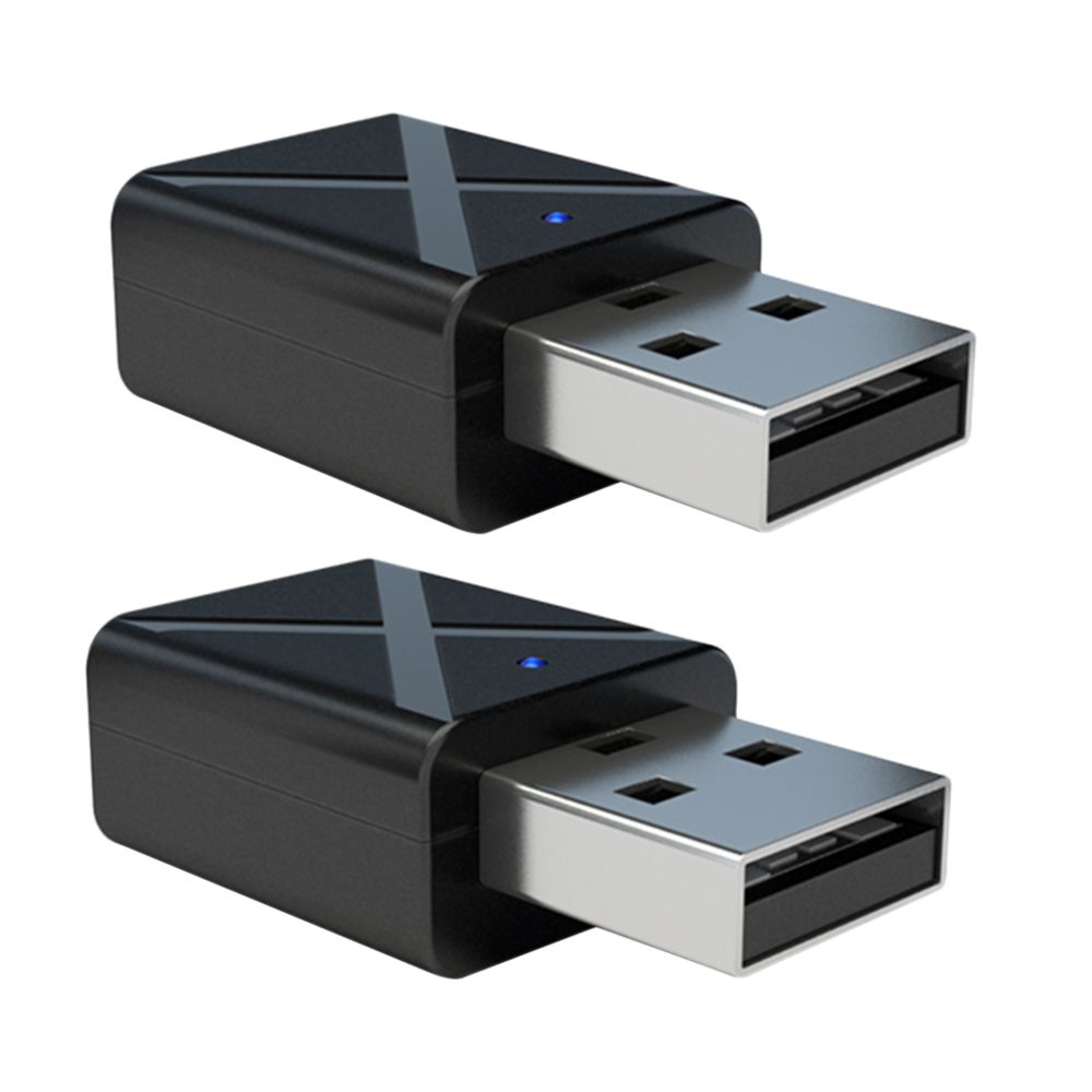 marque generique - Adaptateur Sans Fil émetteur / Récepteur Bluetooth USB 2Pcs Pour Haut-parleur PC Car - Clé USB Wifi