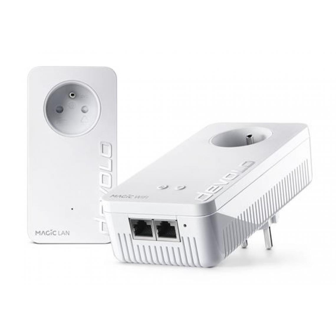 Devolo - Starter Kit Adaptateur CPL Devolo Magic 2 WiFi 6 Blanc - CPL Courant Porteur en Ligne