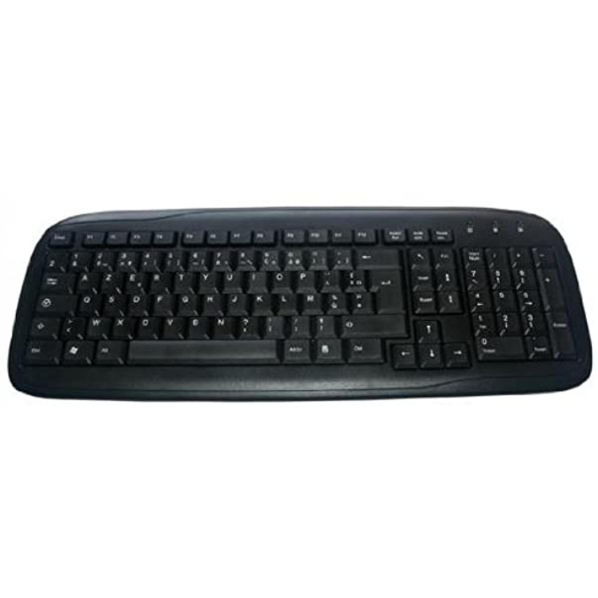 Mcl - MCL MCL Clavier USB filaire Azerty touches MCL Clavier USB filaire Azerty touches silencieuses - Clavier