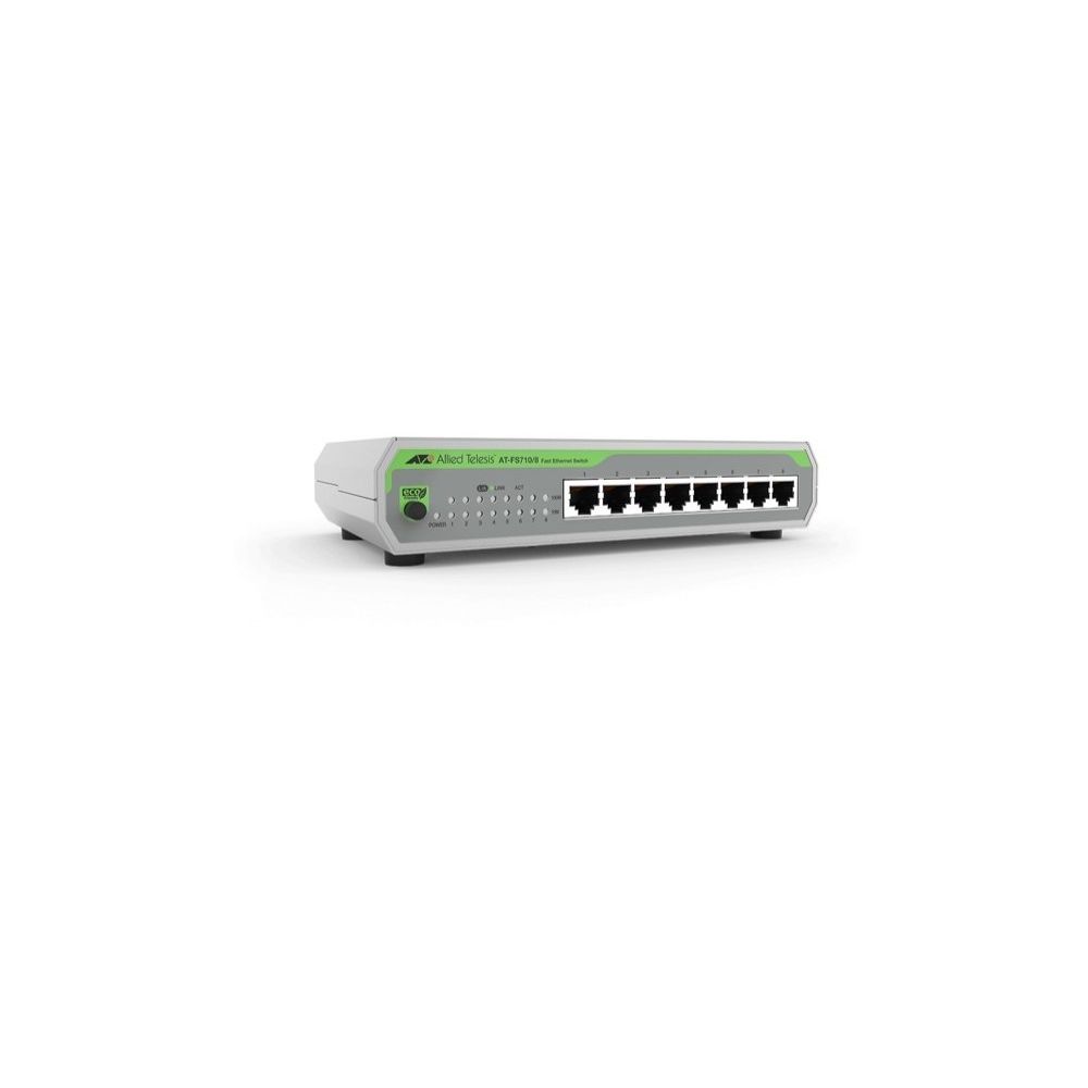 Allied Telesis - ABI DIFFUSION ALLIED AT-FS710/8 SWITCH 8 PORTS 10/100 METAL - Switch