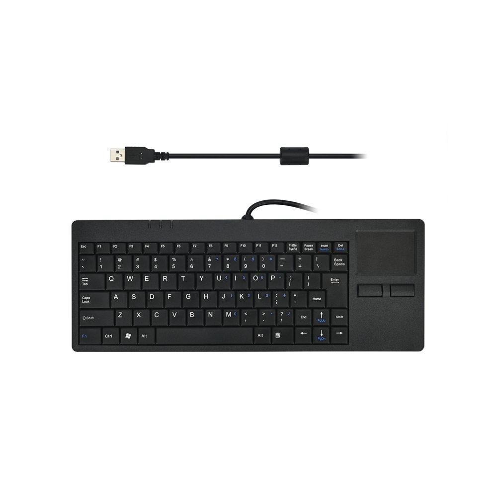 Wewoo - Clavier QWERTY MC-818 82 Touches Touch-pad ultra-mince d'ordinateur filaire - Clavier