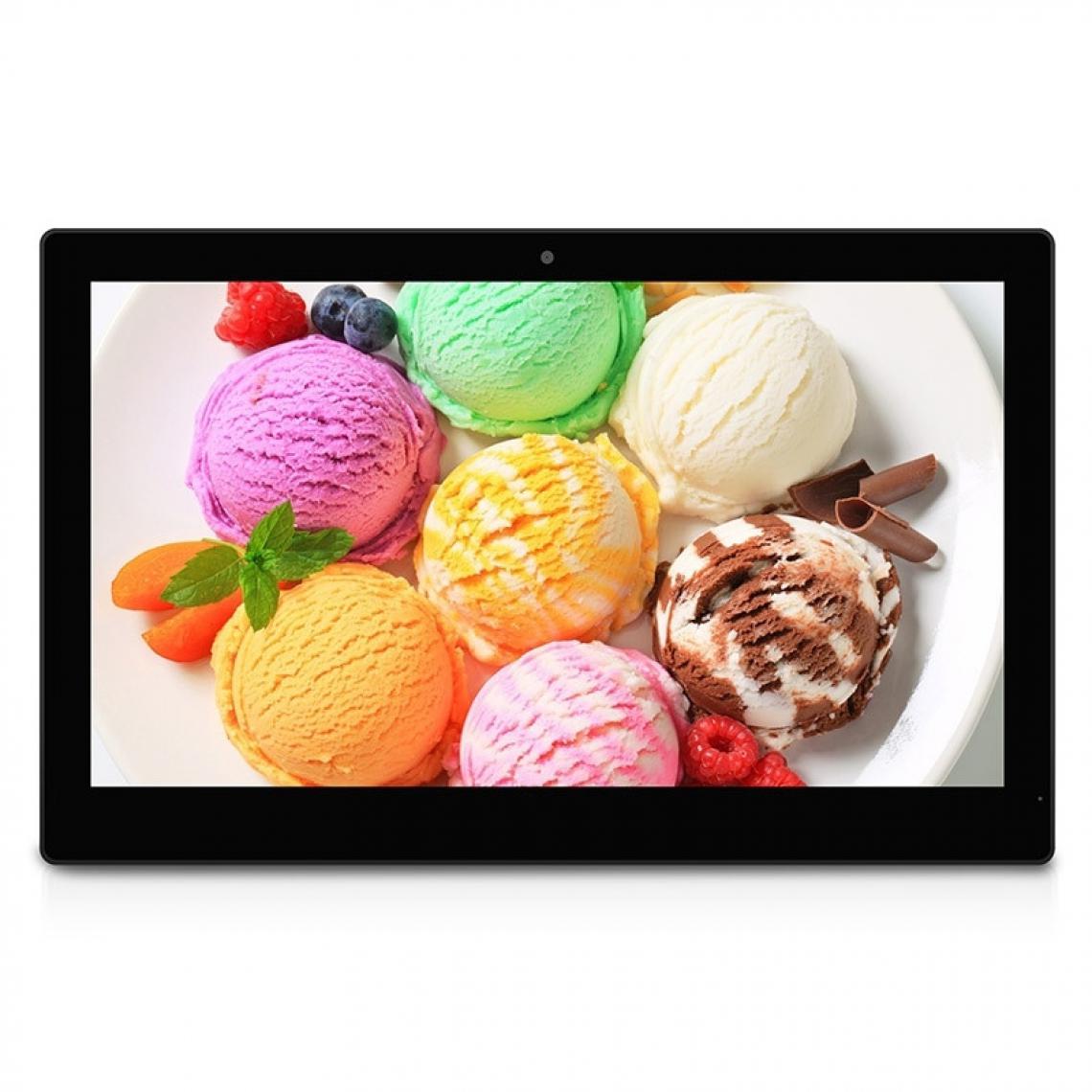 Wewoo - Tablette Grand Ecran Tactile 15,6 pouces Android 7.1 PC tout en un avec support 2 Go + 16 Go Full HD 1080p RK3399 Dual Core A72 + Quad A53 2,0 GHz Bluetooth WiFi Carte SD USB OTG Noir - Tablette Android