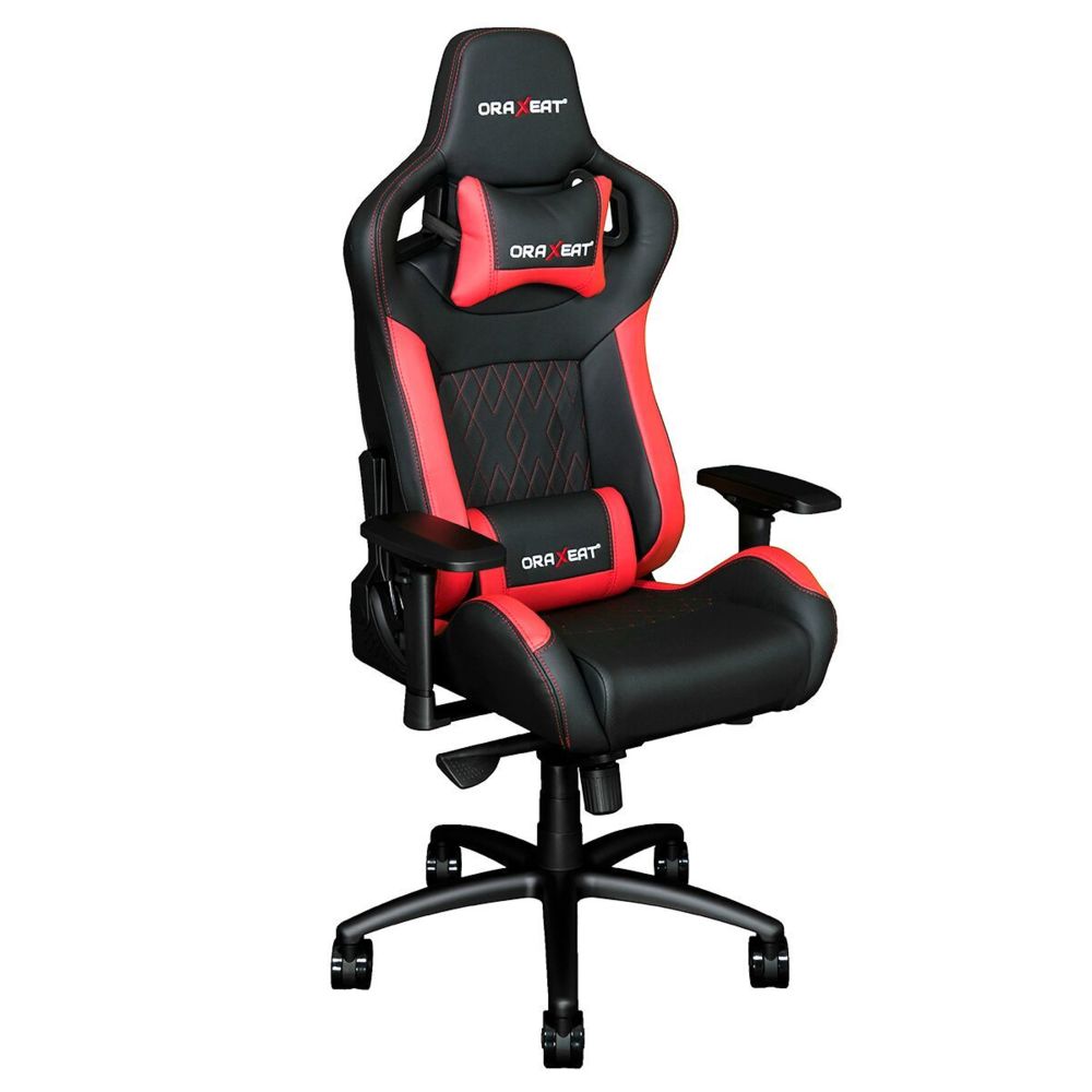 Oraxeat - Fauteuil gaming MX800 Noir/Rouge - Chaise gamer