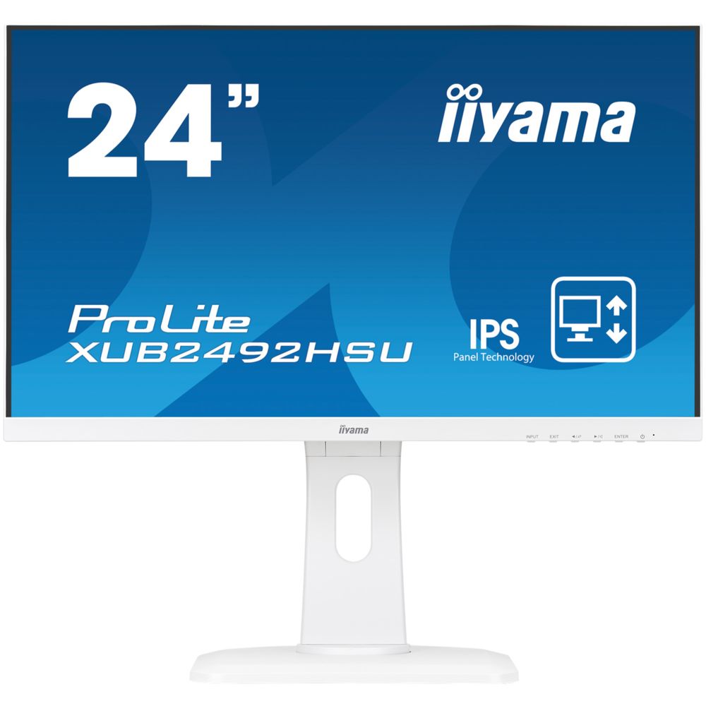 Iiyama - 24"" LED PROLITE XUB2492HSU-W1 - Moniteur PC