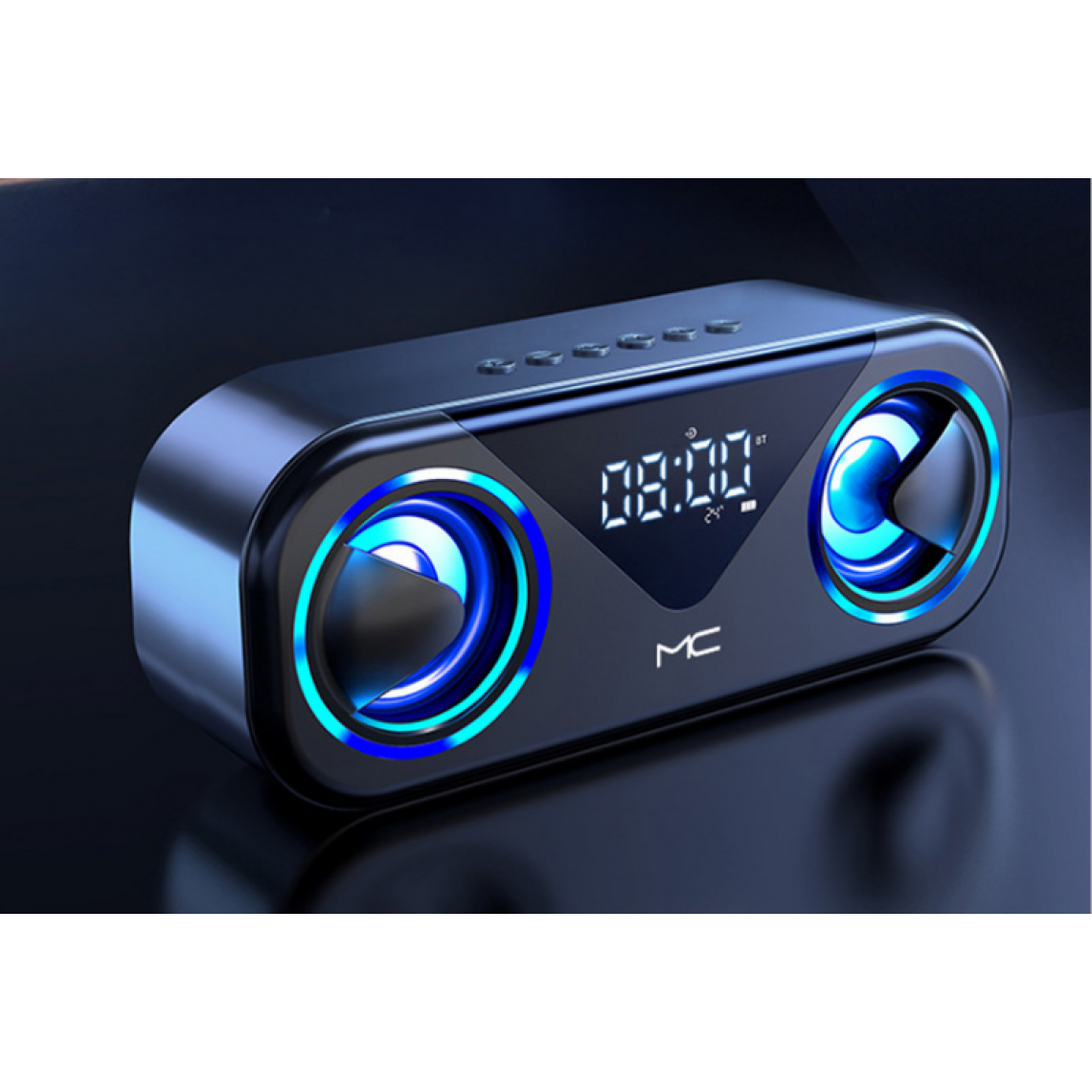 Universal - Radio FM Bluetooth haut-parleur réveil subwoofer home cinéma SONO | haut-parleur portable (noir) - Enceinte PC
