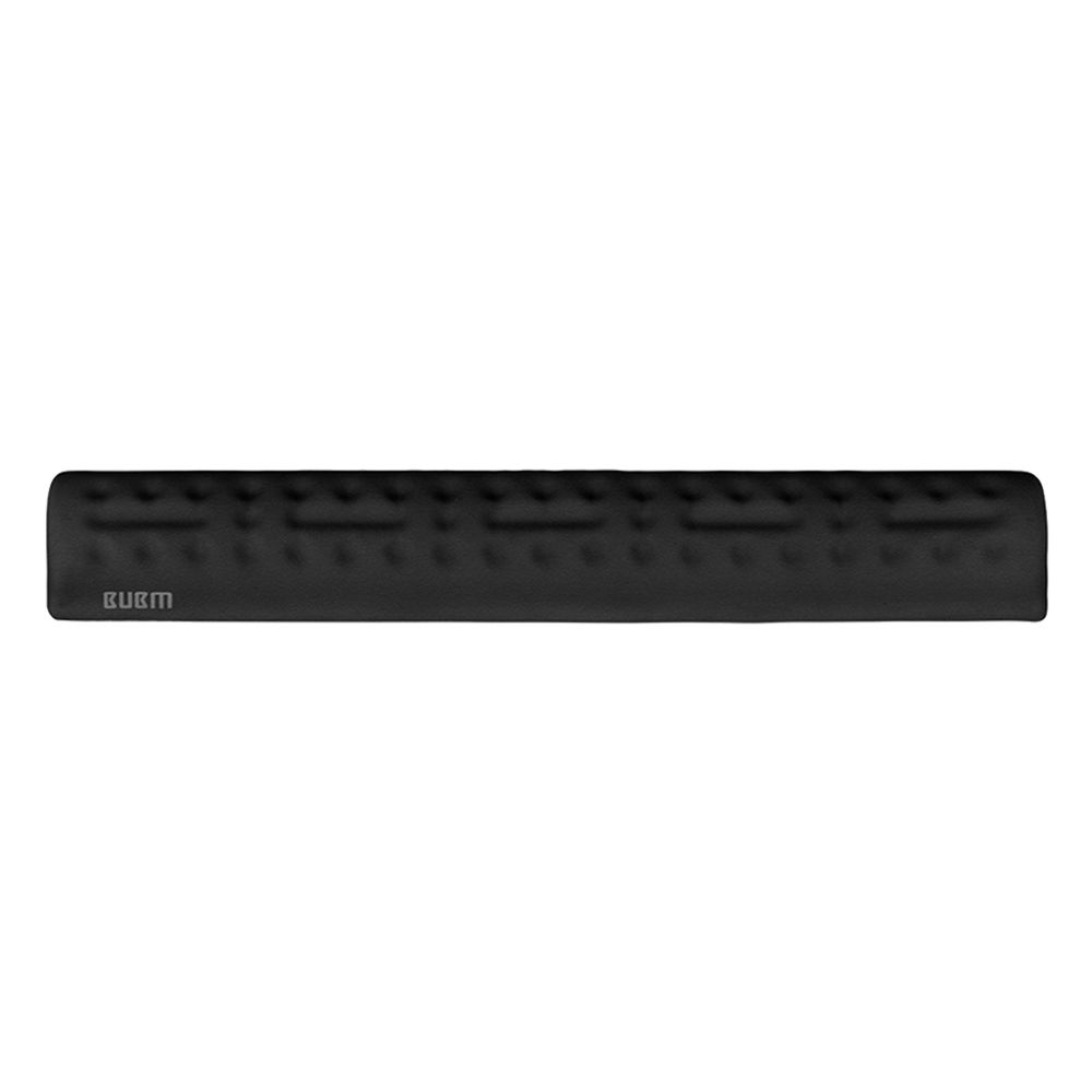 marque generique - Coussin de soutien de bureau pour repose-poignet clavier / souris en mousse mémoire noir 360mm - Tapis de souris