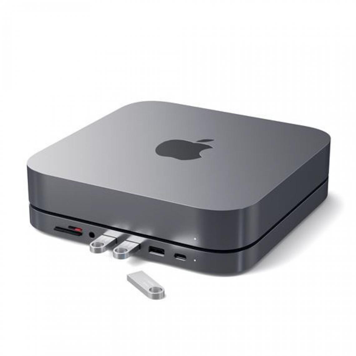 Satechi - HUB USB C Satechi pour Mac Mini Gris - Hub