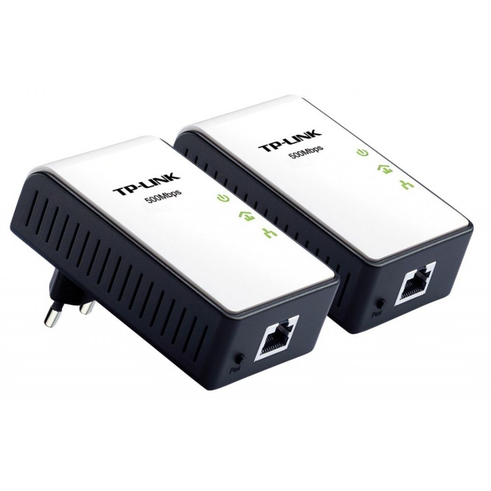 TP-LINK - TP-LINK Kit de démarrage mini-adaptateur CPL AV500 500 mbps (TL-PA411KIT) - CPL Courant Porteur en Ligne