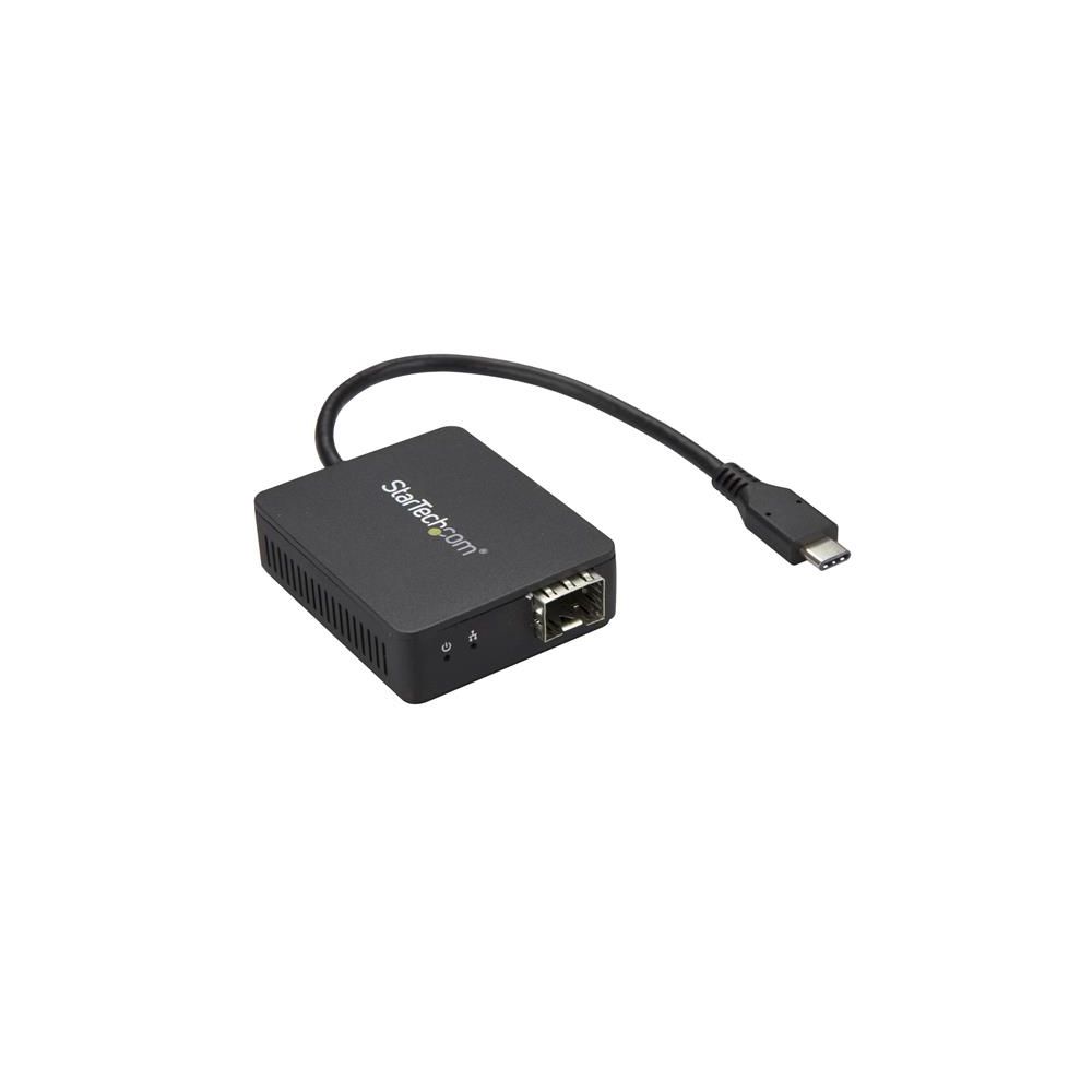 Startech - StarTech.com Adaptateur réseau USB-C vers fibre optique Gigabit Ethernet avec SFP ouvert - Carte réseau