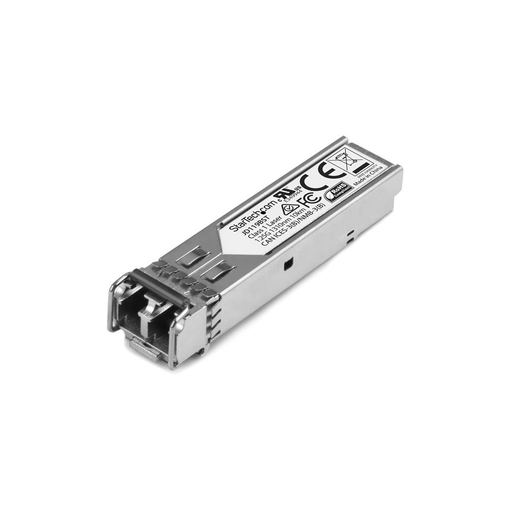 Startech - StarTech.com Module de transceiver SFP 1000Base-LX à fibre optique Gigabit - Compatible HP JD119B - Monomode LC - 10 km - Modem / Routeur / Points d'accès