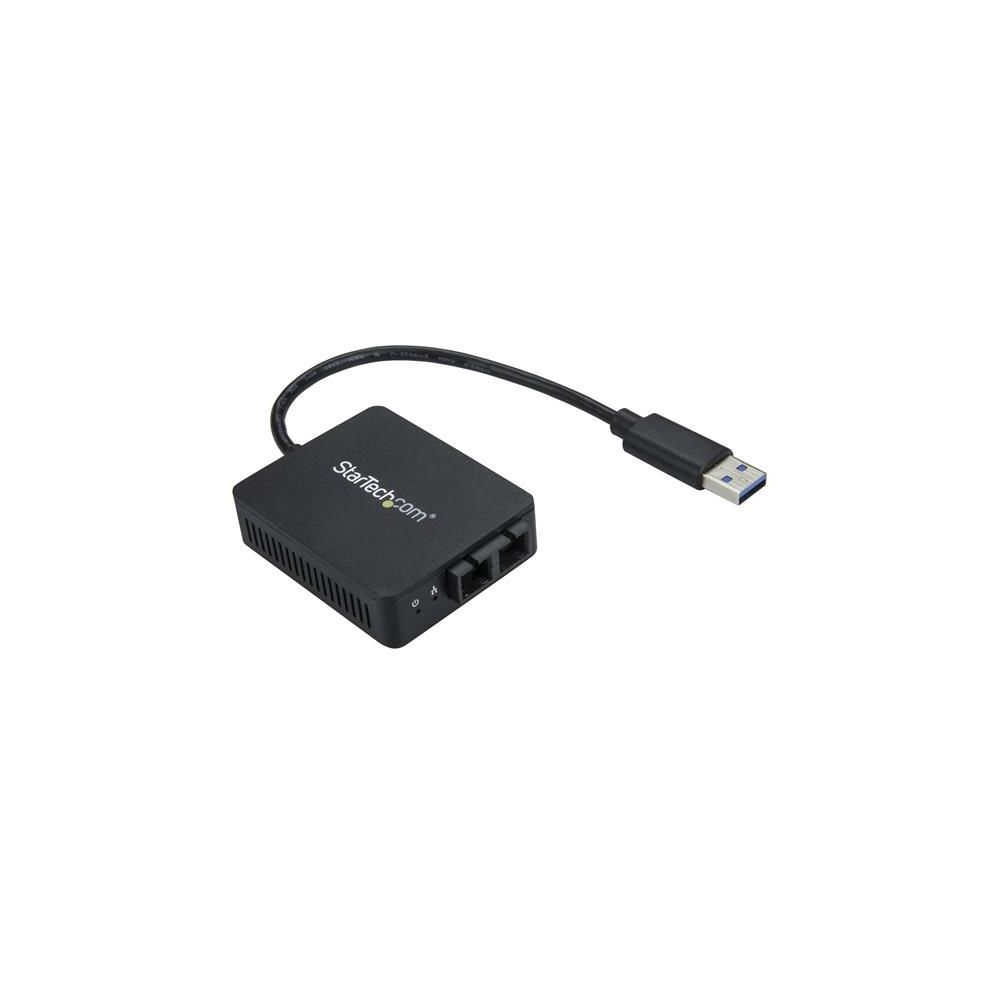 Startech - StarTech.com Adaptateur réseau USB 3.0 vers fibre optique SC Gigabit Ethernet jusqu'à 550 m - Carte réseau