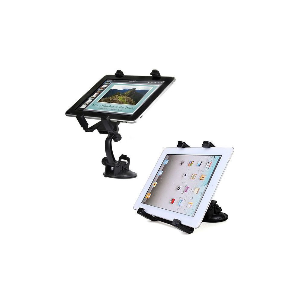 Yonis - Holder Support Noir Voiture 10 Pouces Ventouse Ipad 2 Universel Accessoire Auto - YONIS - iPad