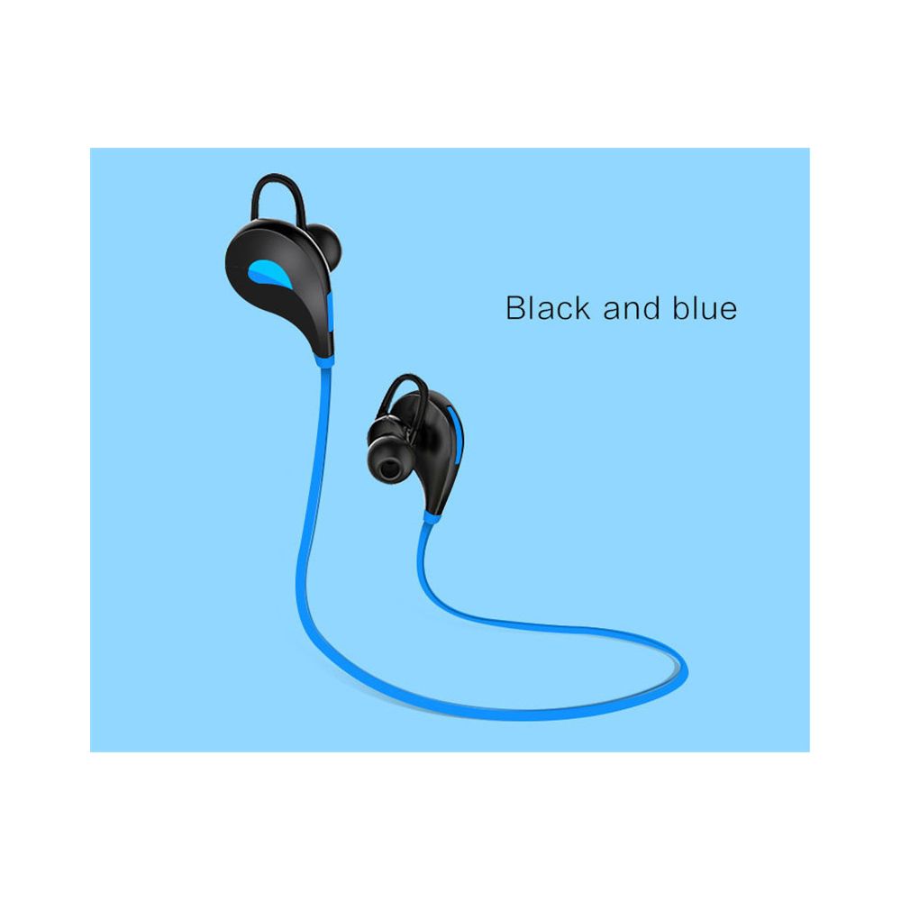 marque generique - Ecouteurs Bluetooth Sport pour Manette Xbox One Smartphone Sans Fil Bouton Son Kit Main Libre INTRA-AURICULAIRE Universel (BLEU) - Micro-Casque
