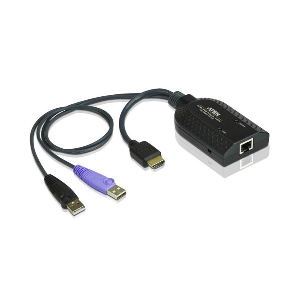 Aten - Adaptateur KVM de support virtuel HDMI / USB, ATEN KA7168 - Boitier d'acquisition