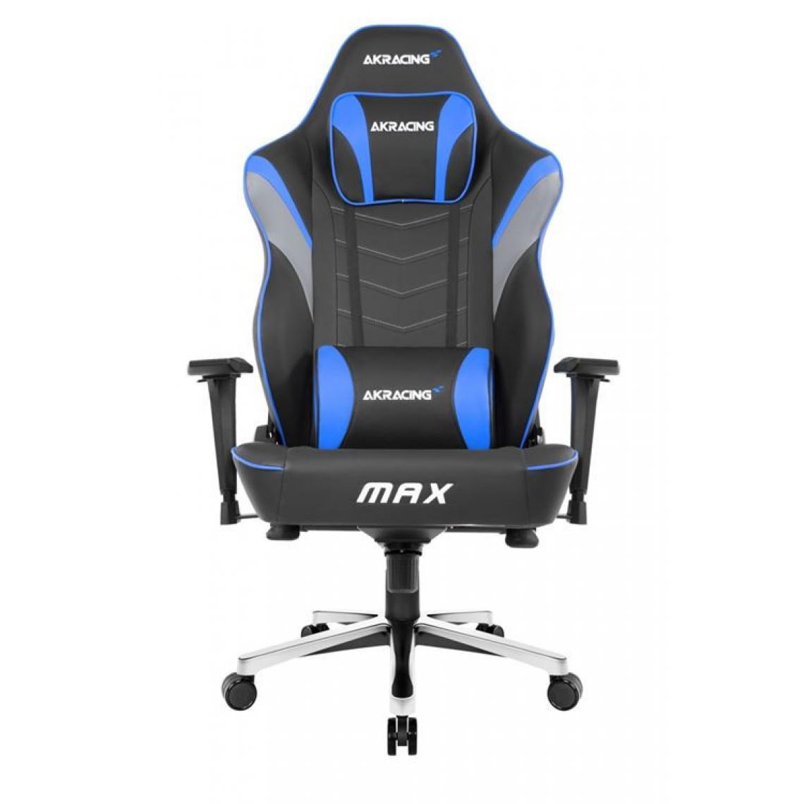 Akracing - Chaise Gaming AkRacing Série Masters Max Noir et bleu - Chaise gamer