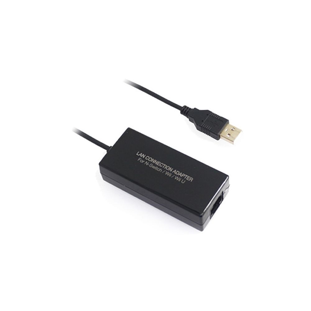 Wewoo - Adaptateur TNS-849 de connexion LAN Carte réseau USB Ethernet 100 Mbps USB 2.0 pour Nintendo Switch / Wii / WiiU - Clé USB Wifi