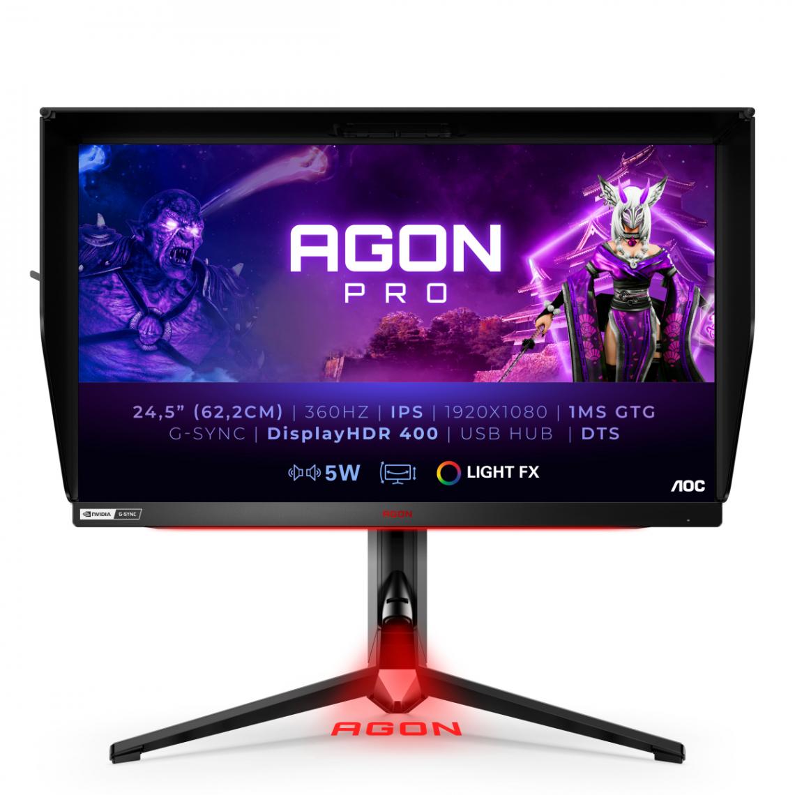 Aoc - Écran AOC AG254FG LED FHD 24,5" - Moniteur PC