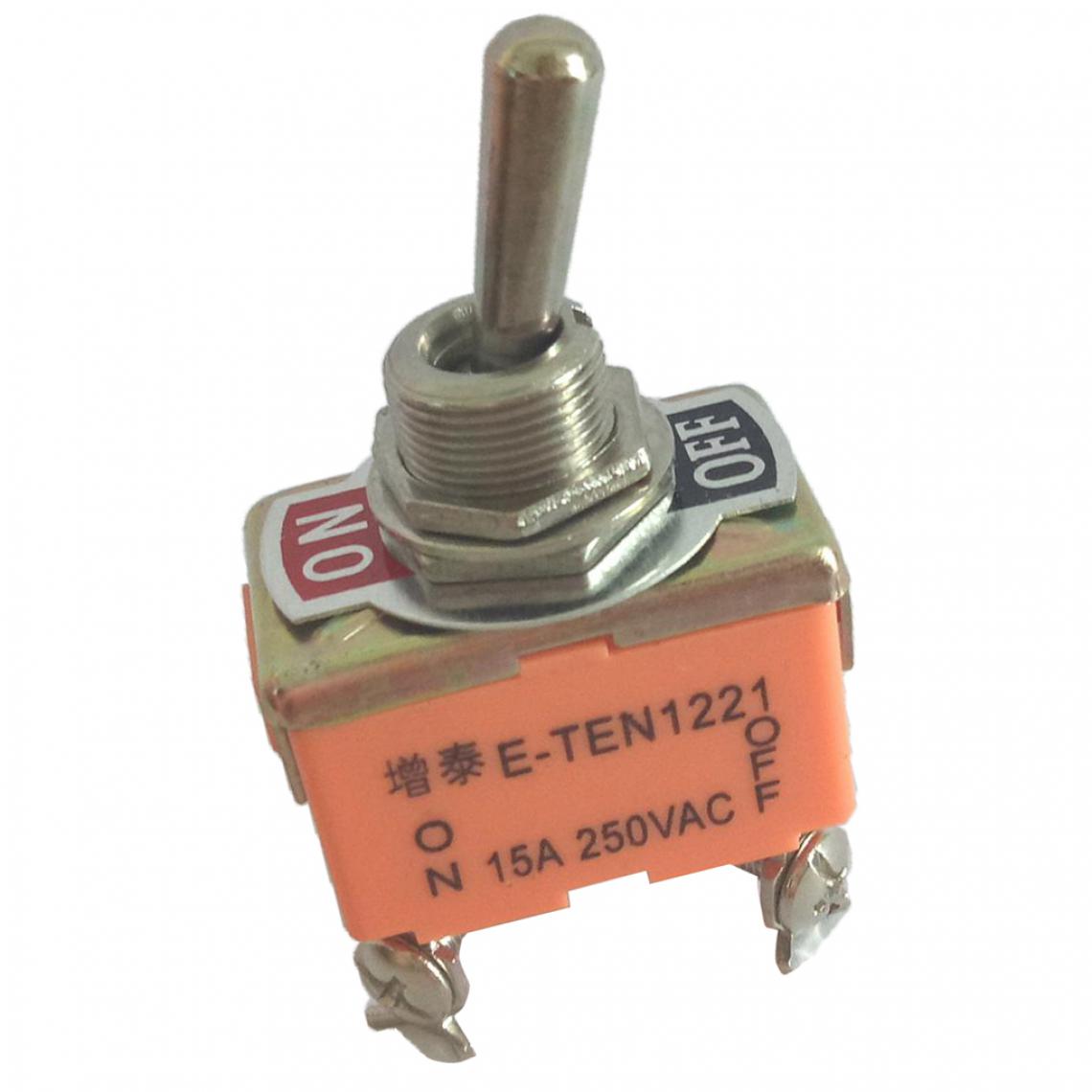 marque generique - Interrupteur à Bascule Toggle Switch DPST ON-OFF-ON 2 Position 4 Pins Latching, AC 250V 15A - Switch