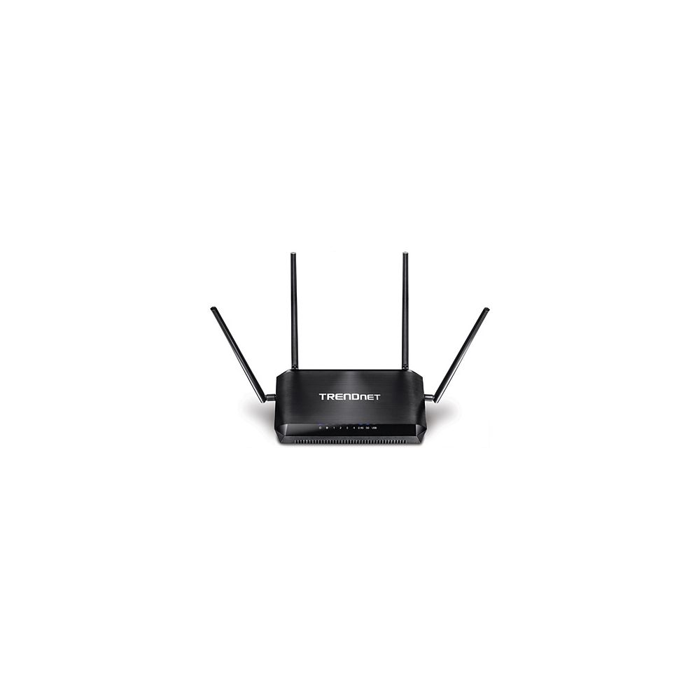 Trendnet - Trendnet AC2600 StreamBoost routeur sans fil Gigabit Ethernet Noir - Modem / Routeur / Points d'accès