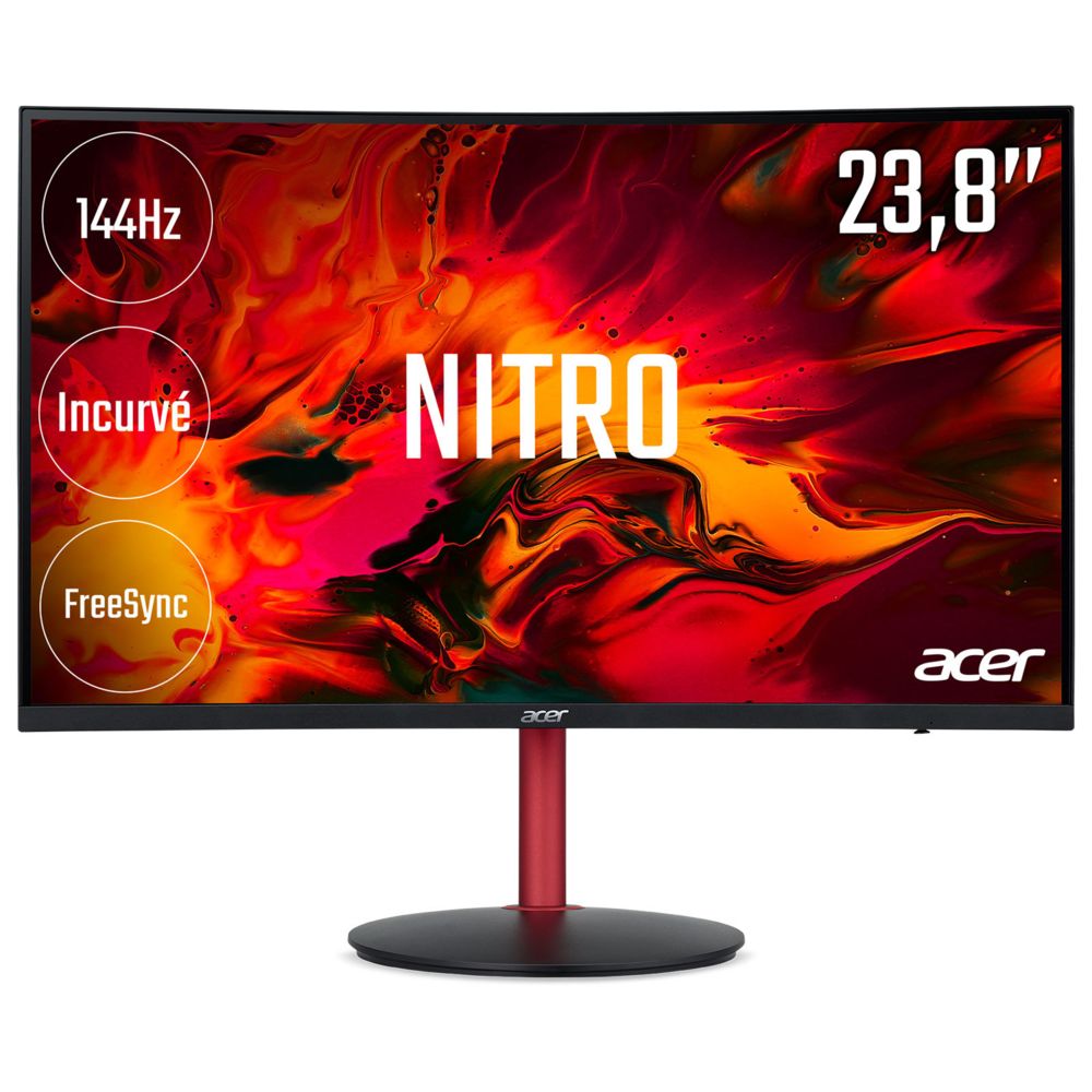 Acer - 23.6' LED Nitro XZ242QPbmiiphx - Moniteur PC