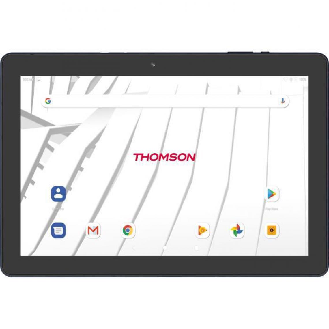 Thomson - Tablette Tactile - THOMSON - TEOX10-3BK64 - 10,1 HD - Quad Core ARM Cortex A53 - RAM 3 Go - Stockage 64 Go Emmc - Android 10 - Tablette Android