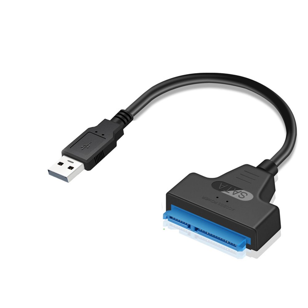 Generic - Adaptateur USB 2.0 vers câble SATA convertisseur convertisseur 22 broches lecteur gratuit 2.5 "SATA HDD SSD pour ordinateur p - Modem / Routeur / Points d'accès