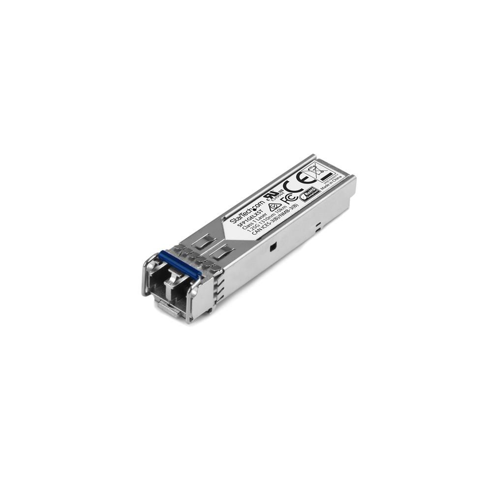Startech - StarTech.com Module de transceiver SFP 1000Base-LX à fibre optique Gigabit - Compatible Juniper SFP-1GE-LX - Monomode LC - 10 km - Modem / Routeur / Points d'accès