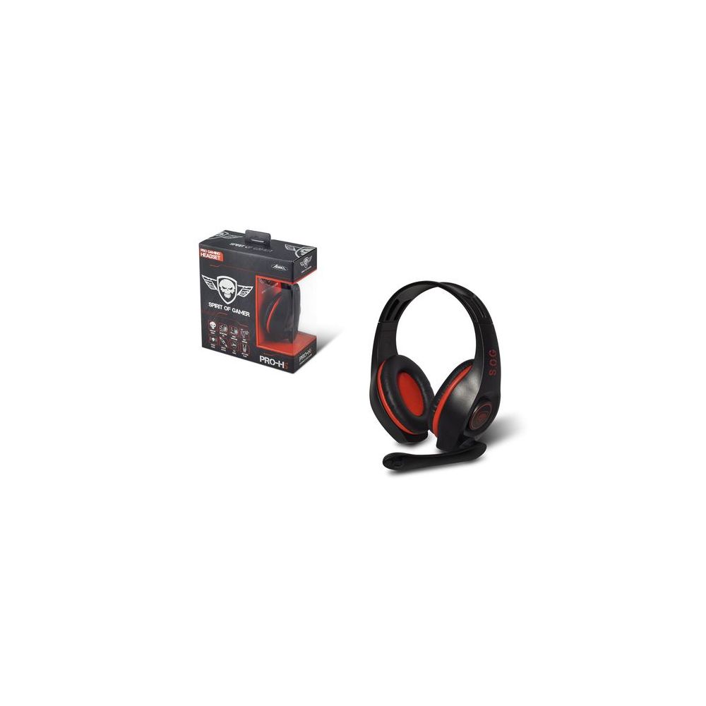 Spirit Of Gamer - PRO-H5 Red- Filaire - Micro-Casque