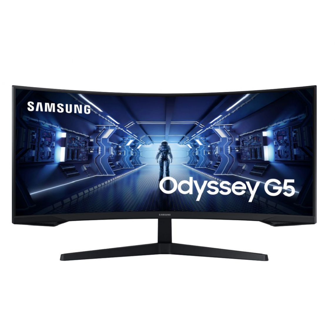 Samsung - 34'' LED ODYSSEY G5 LC34G55TWWUXEN - Moniteur PC