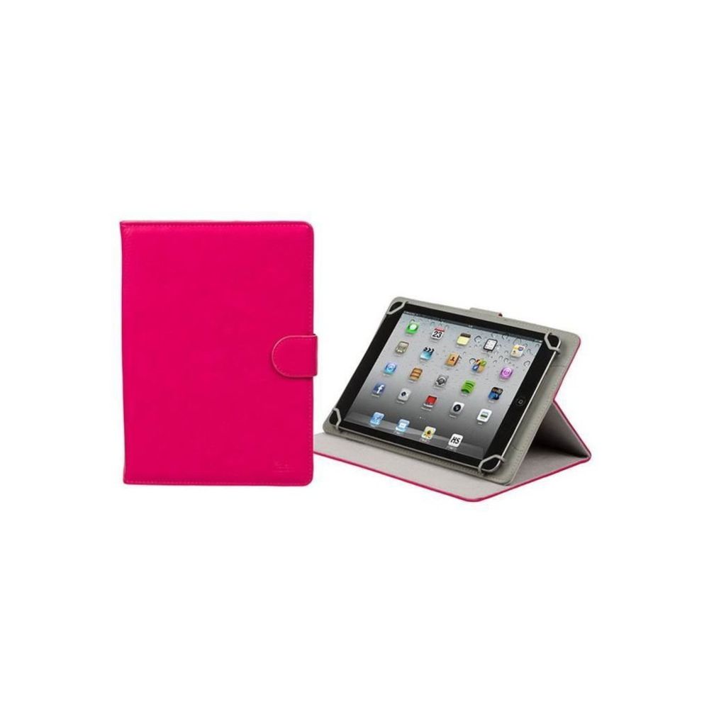 marque generique - RIVACASE Etui tablette universel Orly 10,1'' - Cuir - Rose - Tablette Android