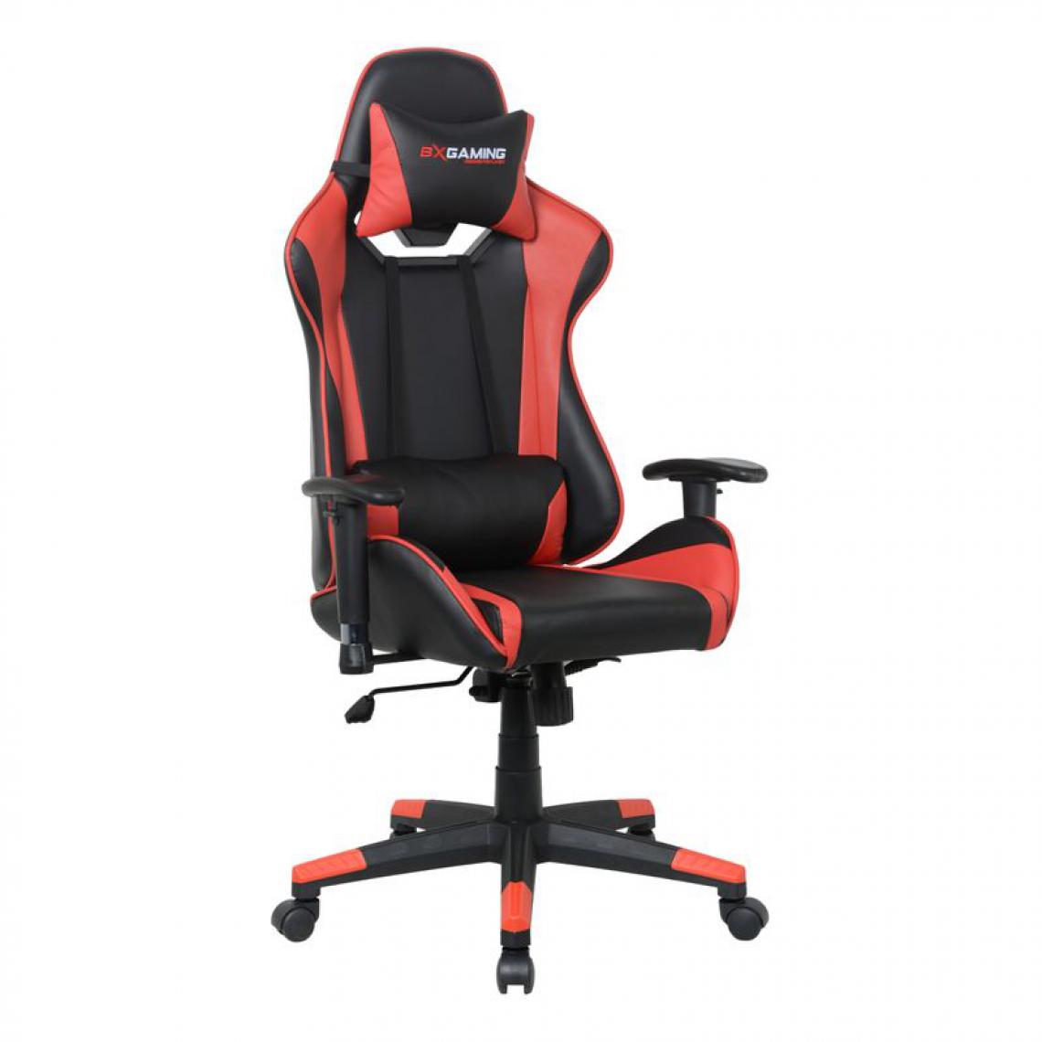 Bxgaming - Fauteuil de bureau Gamer FURIOUS Noir et rouge - Chaise gamer
