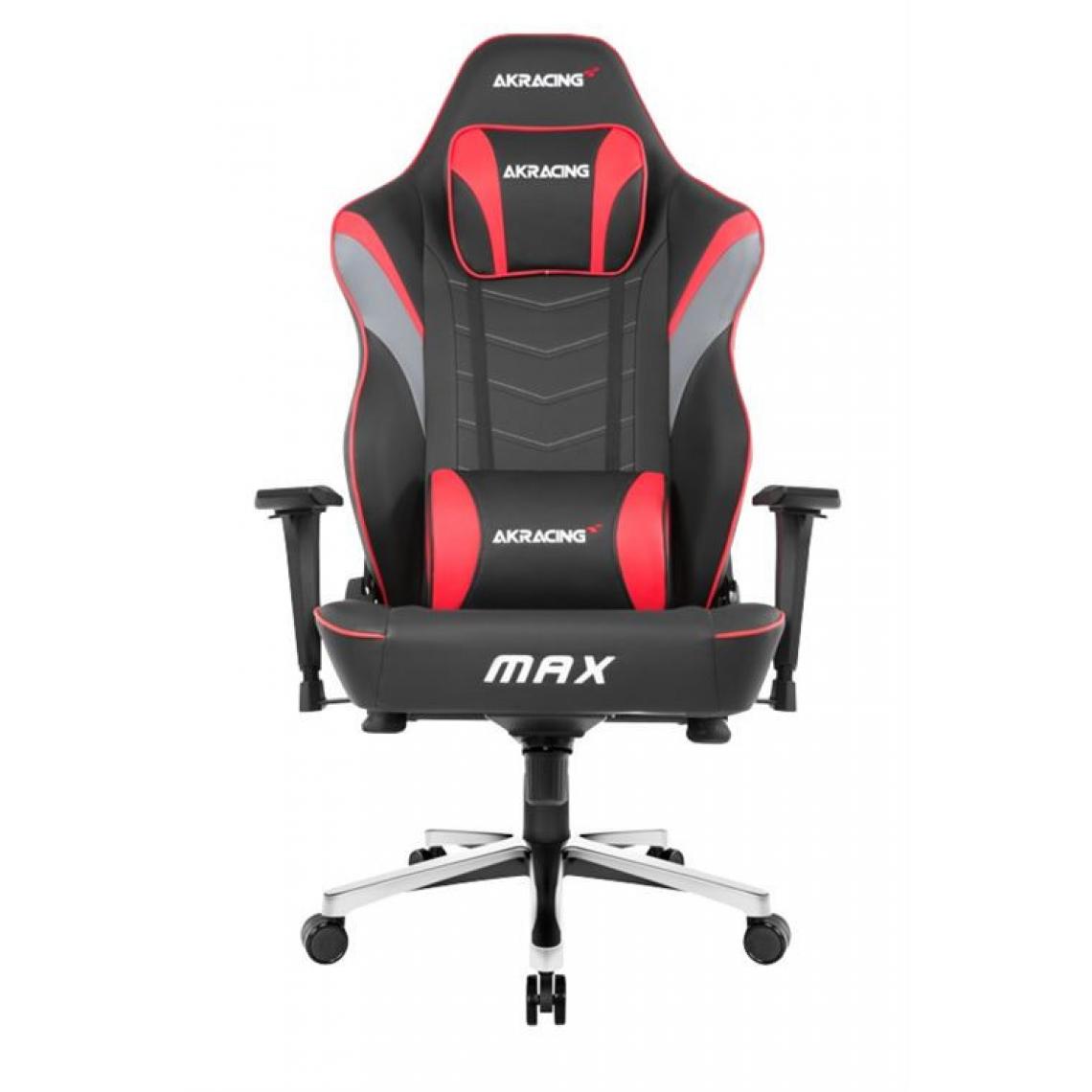 Akracing - Chaise Gaming AkRacing Série Masters Max Noir et rouge - Chaise gamer