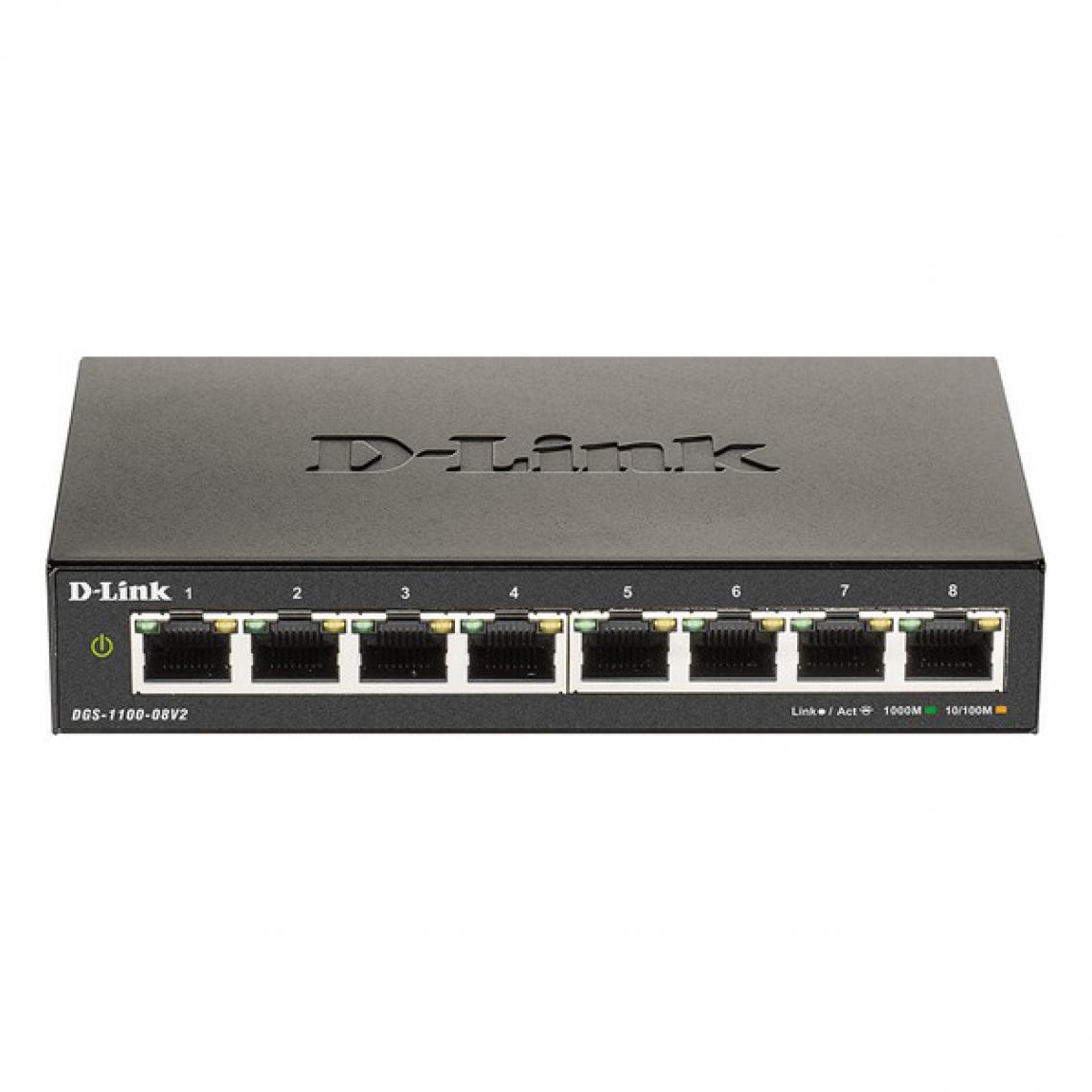 Unknown - Switch D-Link DGS-1100-08V2 8xGbE - Switch