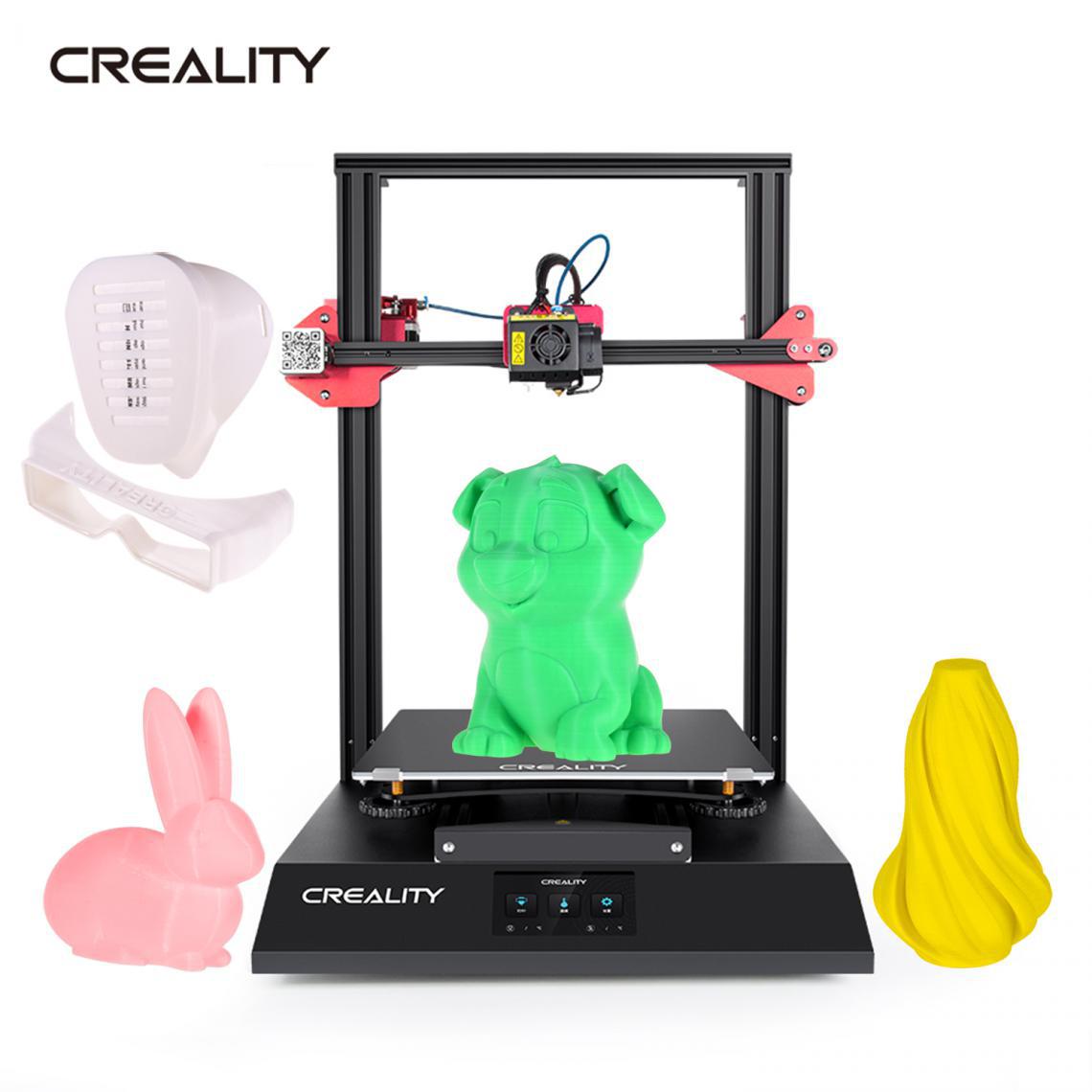 Creality3D - CREALITY CR-10S Pro V2 Imprimante 3D haute précision Grande taille d'impression 300 * 300 * 400mm avec carte TF, PLA Filament 200G - Imprimante 3D