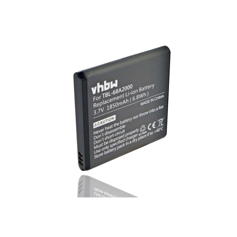 Vhbw - Batterie LI-ION 1850mAh 3.7V pour TP-Link Portable Mini 150Mbps 3G Mobile Wireless Router, TL-MR11U etc. remplace le modèle TBL-68A2000 - Modem / Routeur / Points d'accès
