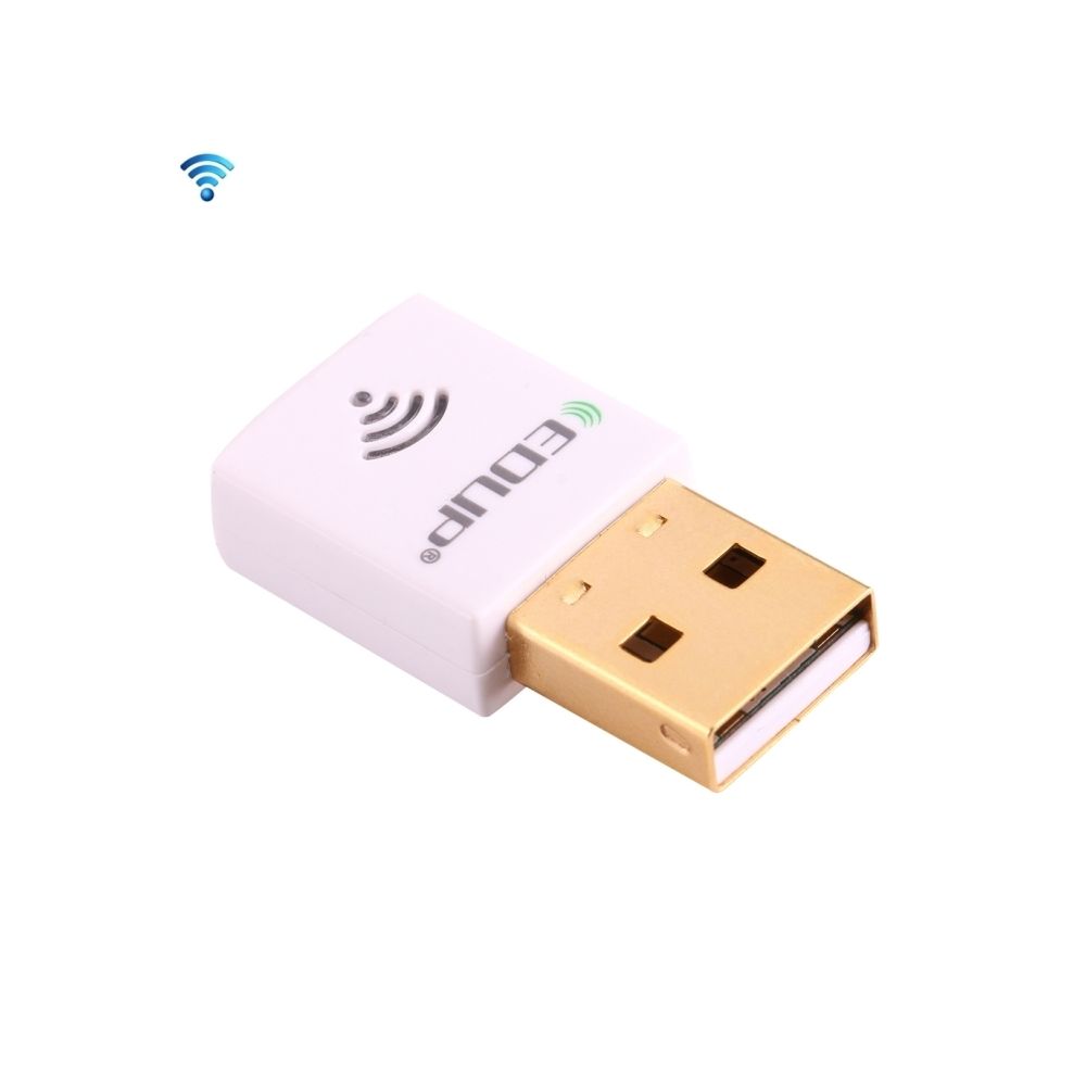 Wewoo - Adaptateur blanc pour Nootbook / ordinateur portable / PC EP-AC1619 Mini USB sans fil 600Mbps 2.4G / 5.8Ghz 150M + 433M double bande carte réseau WiFi - Clé USB Wifi