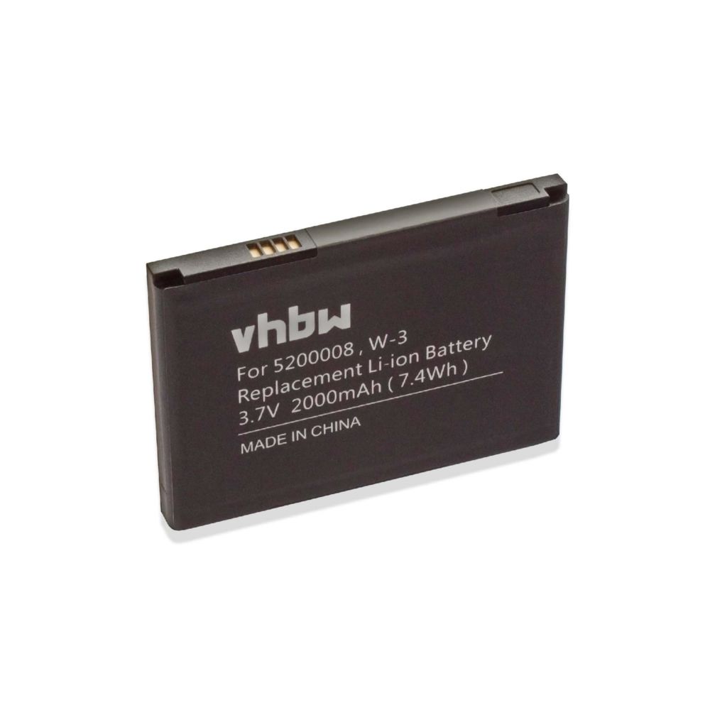 Vhbw - vhbw Li-Ion batterie 2000mAh (3.7V) pour votre router mobile hotspot comme Sierra 5200008, W-3 - Modem / Routeur / Points d'accès