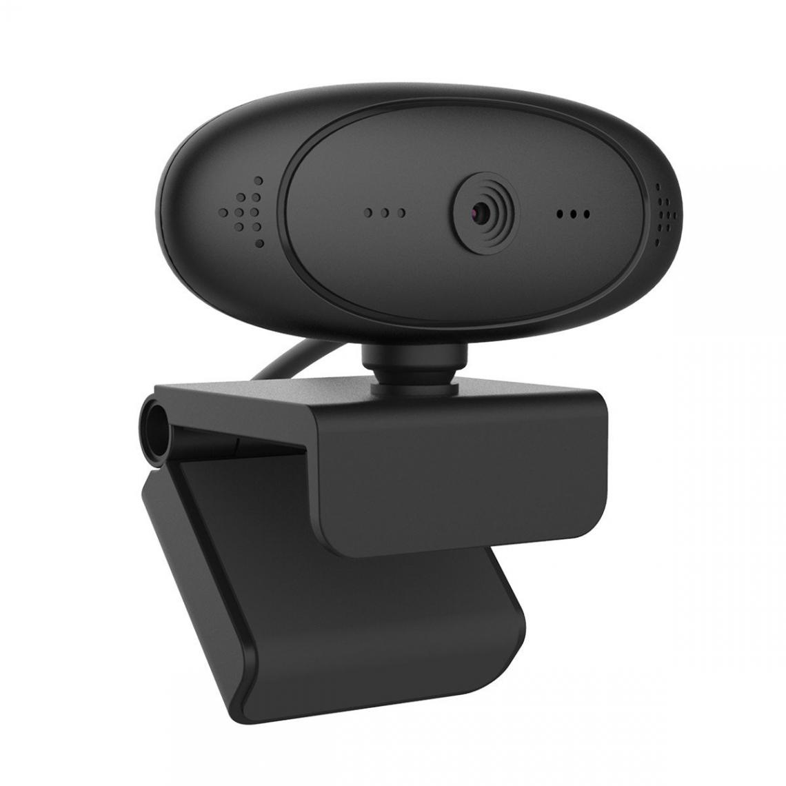 Justgreenbox - Caméra vidéo d'ordinateur 1080P HD Webcam 2 M Auto Focus 360 ° Rotation avec microphone - T6112211958774 - Webcam