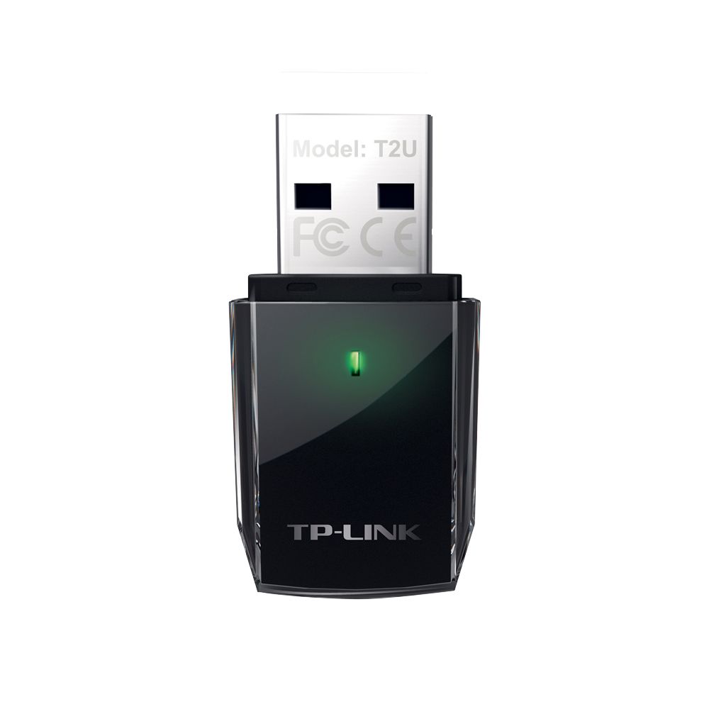 TP-LINK - Adaptateur réseau USB - ARCHER T2U - Noir - Modem / Routeur / Points d'accès